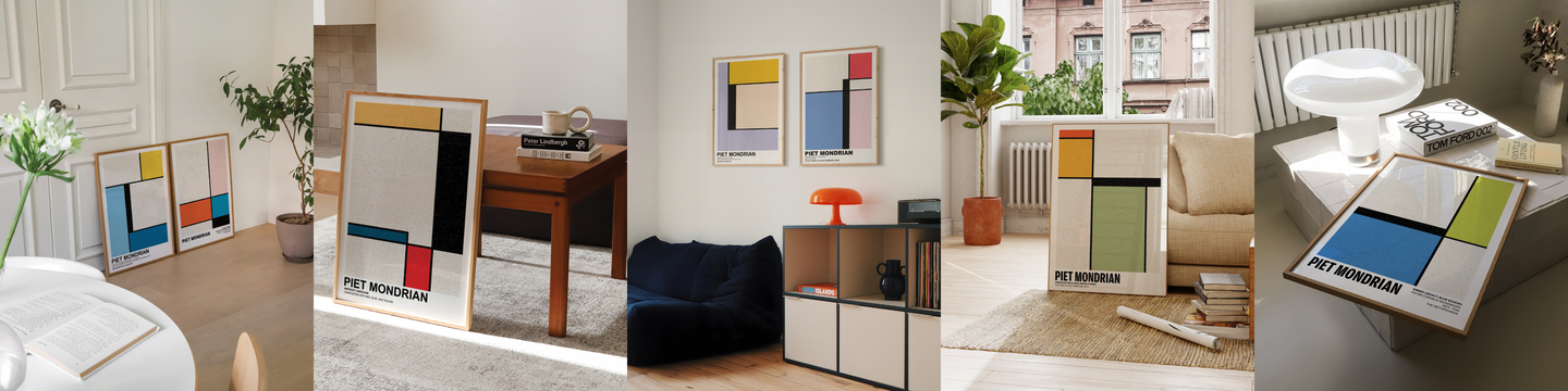 Mondrian Cubism Prints