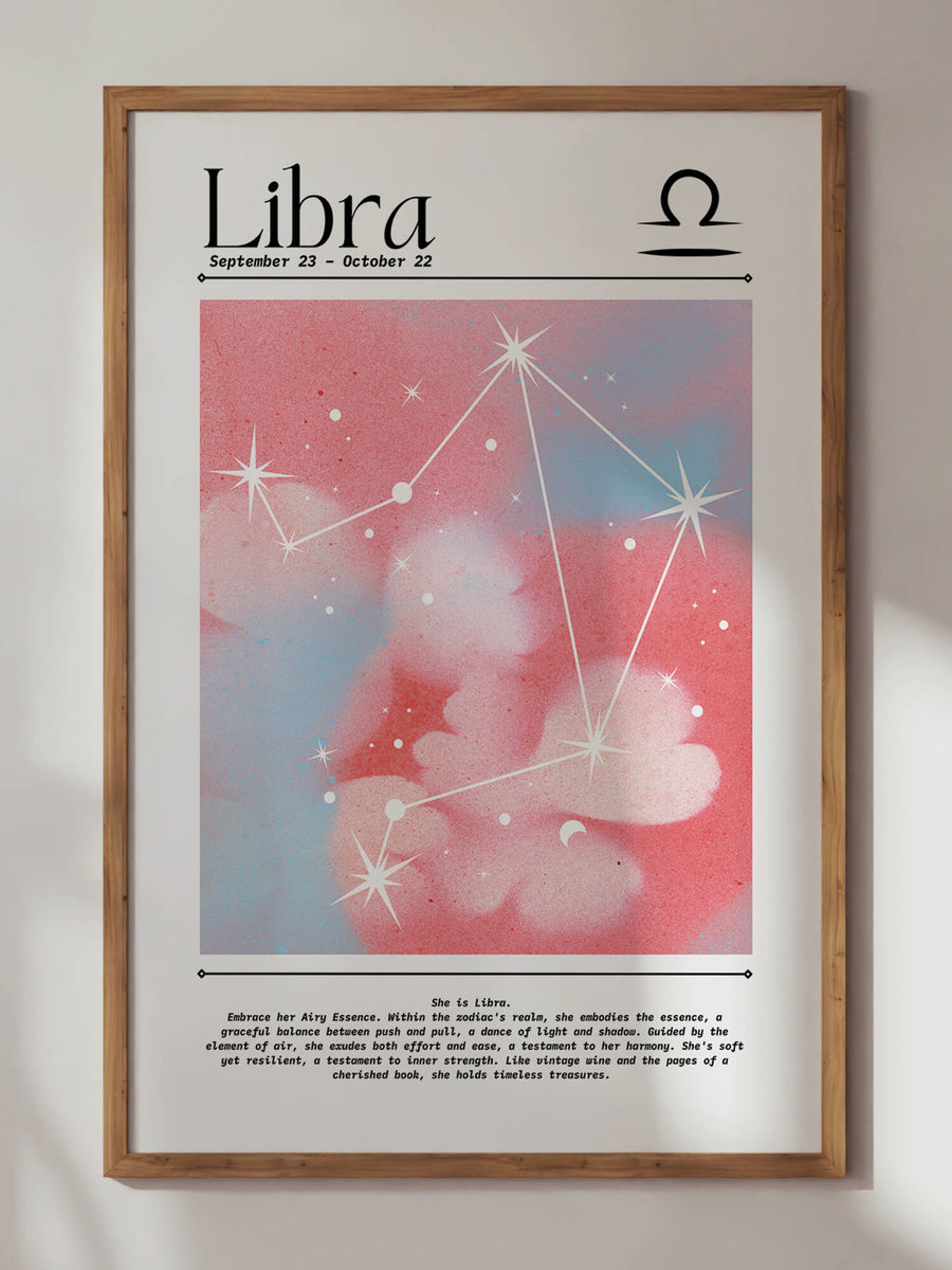 Libra Aura Gradient Print
