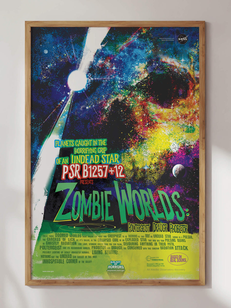 Zombie Worlds by Nasa Print