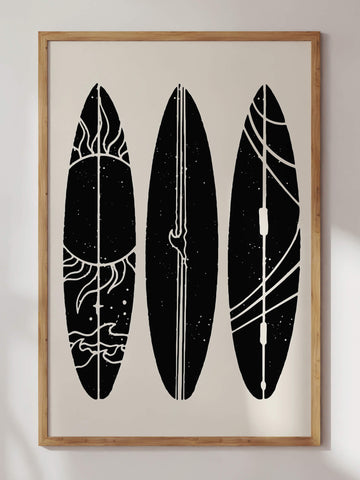 Surfboards Print