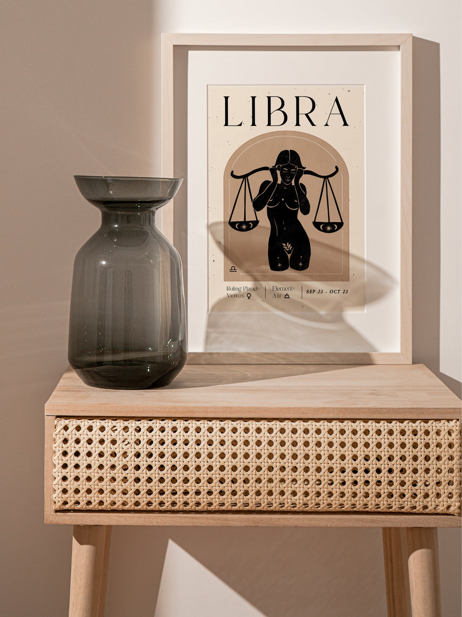 Libra Zodiac Print