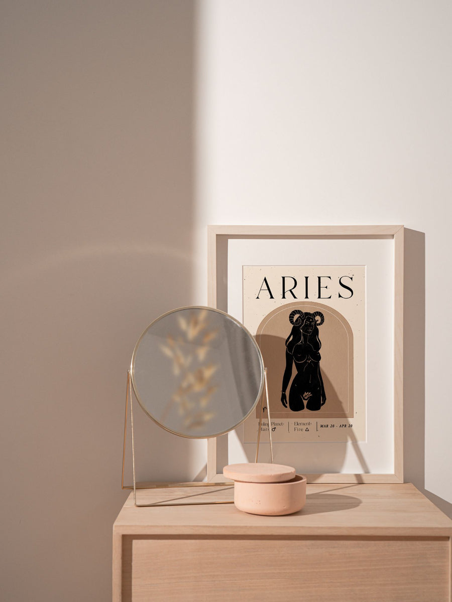 Aries Zodiac Print