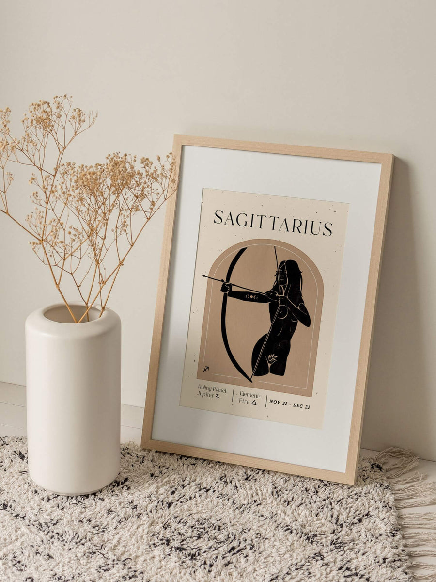 Sagittarius Zodiac Print