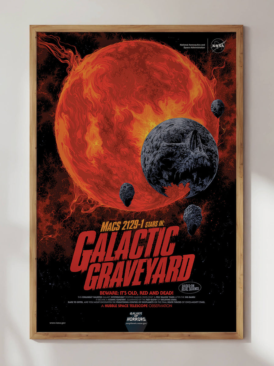 Galactic Graveyard by Nasa Print