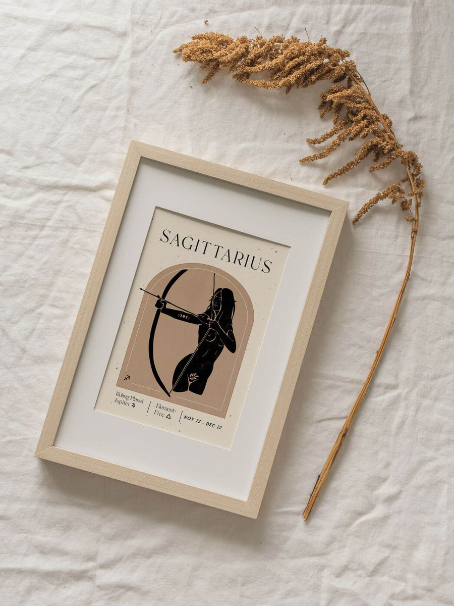 Sagittarius Zodiac Print