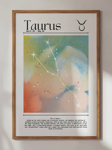 Taurus Aura Gradient Print
