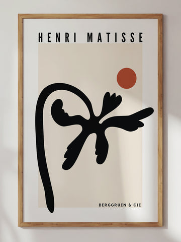 Matisse Palm Terracotta Print