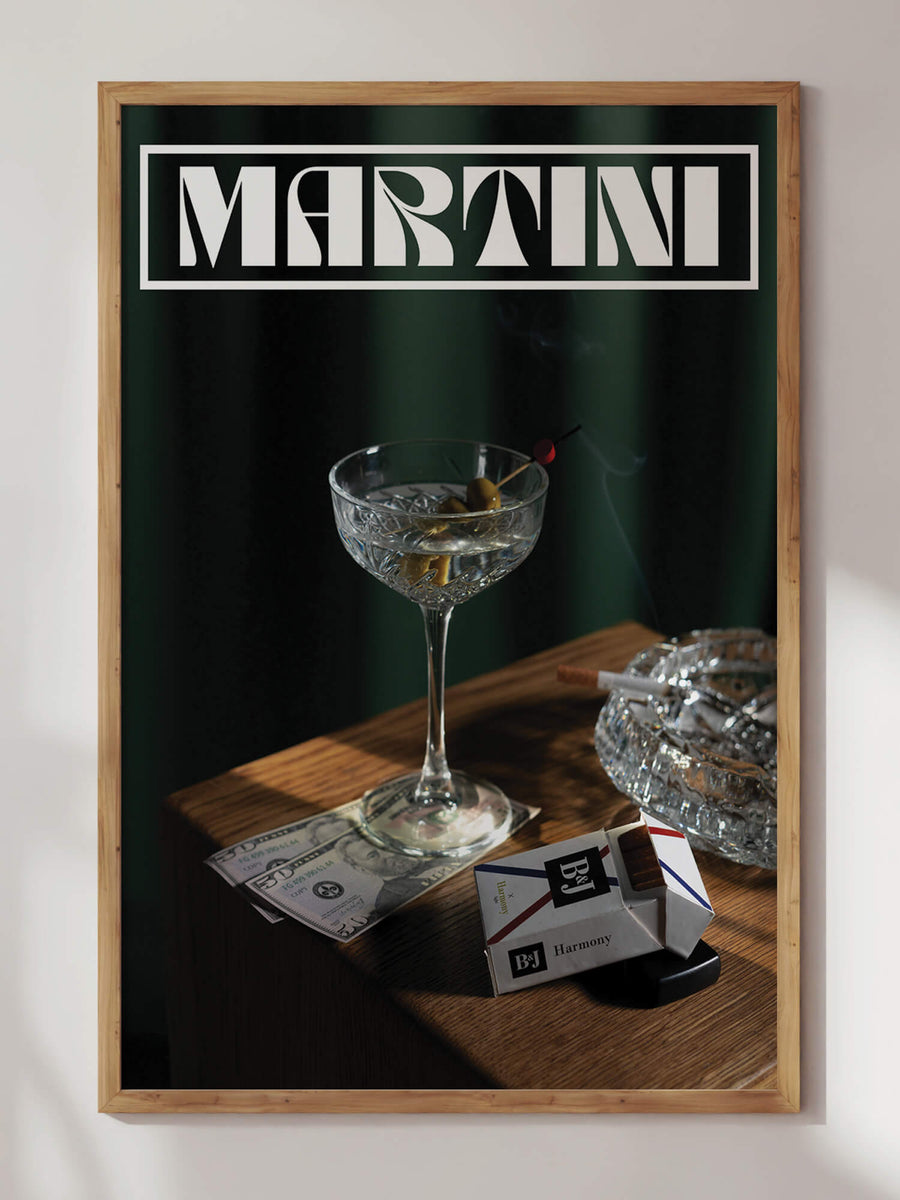 Martini & Negroni Cocktail Prints