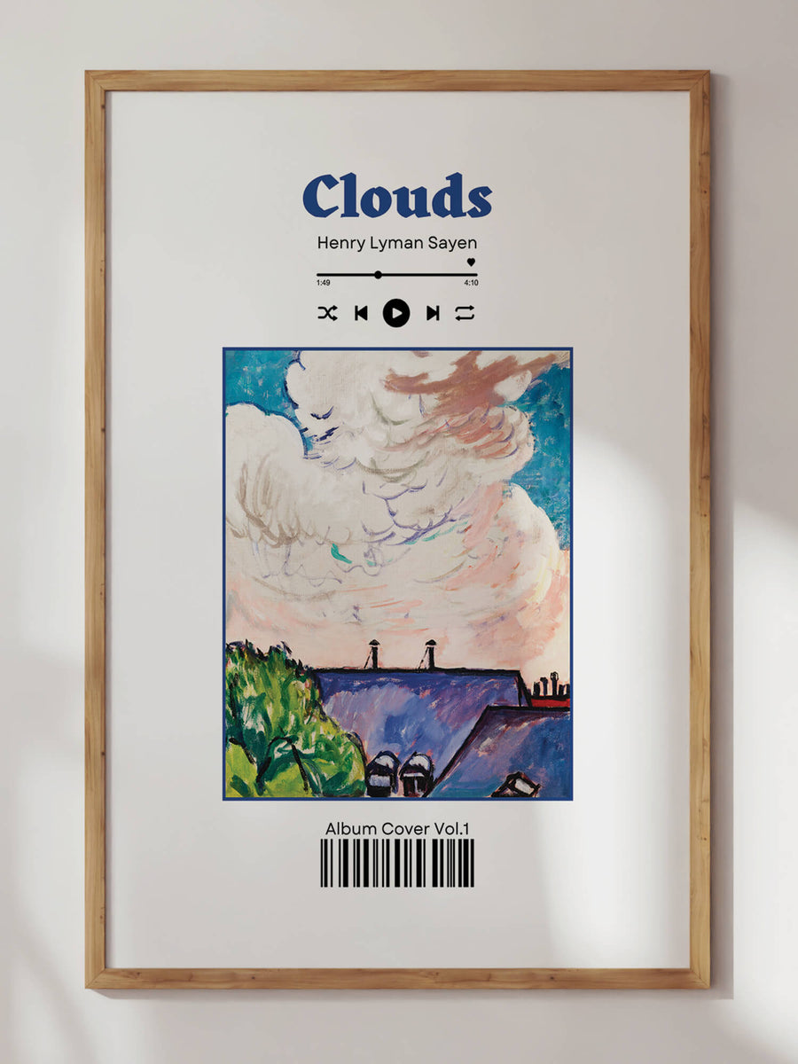 Clouds Music Print