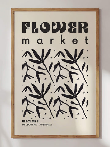 Flower Market Melbourne Print