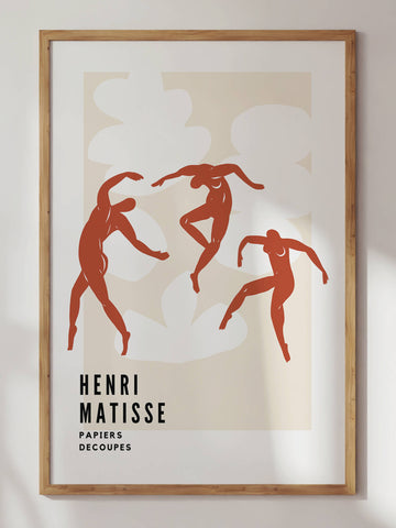 Matisse Papiers Decoupes Terracotta Print