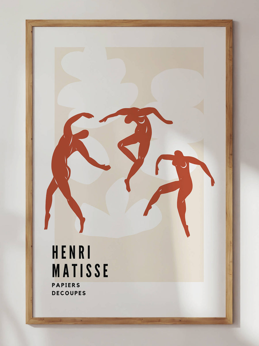 Matisse Papiers Decoupes Terracotta Print