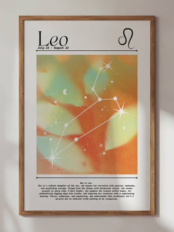 Leo Aura Gradient Print