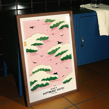 Pink Sky by Watanabe Seitei Print