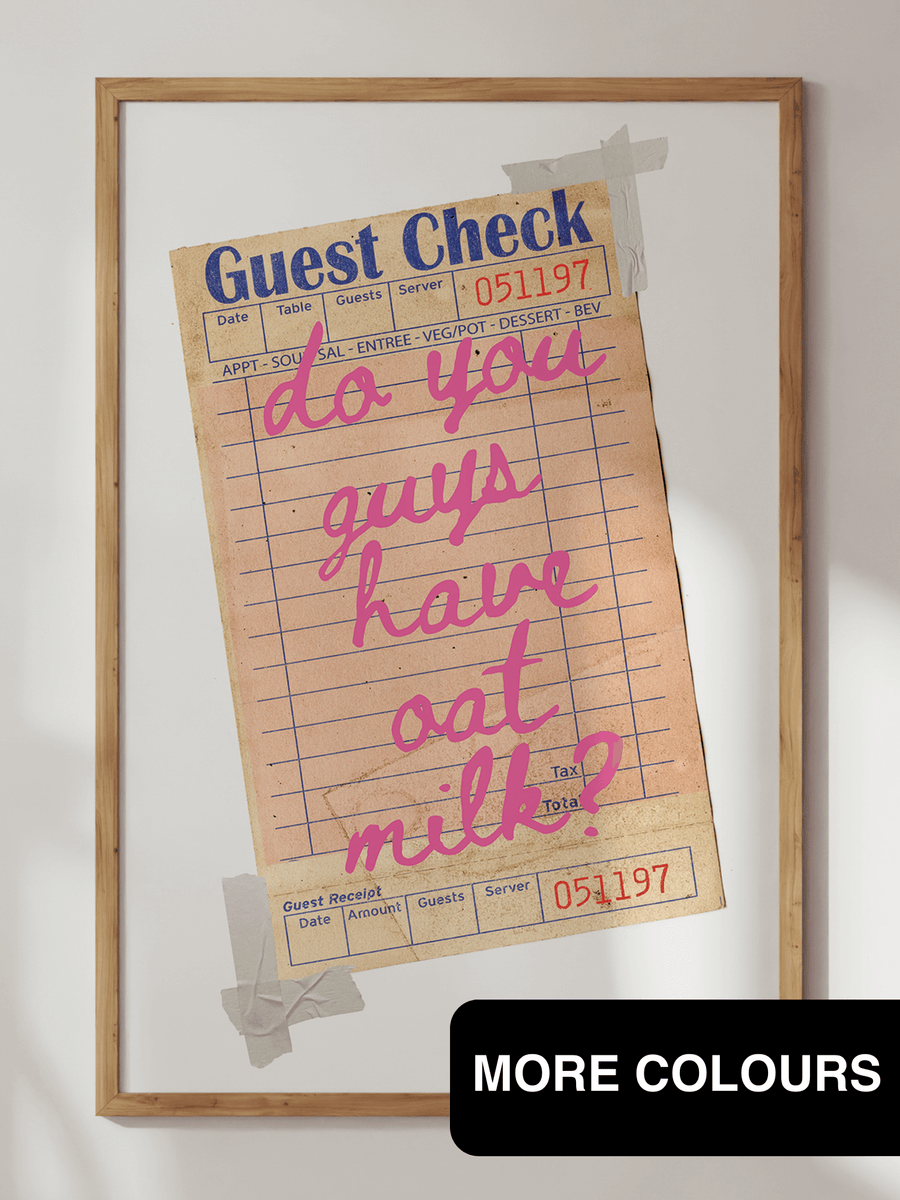 Got Oat Milk Print
