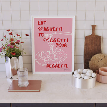Eat Spaghetti Print