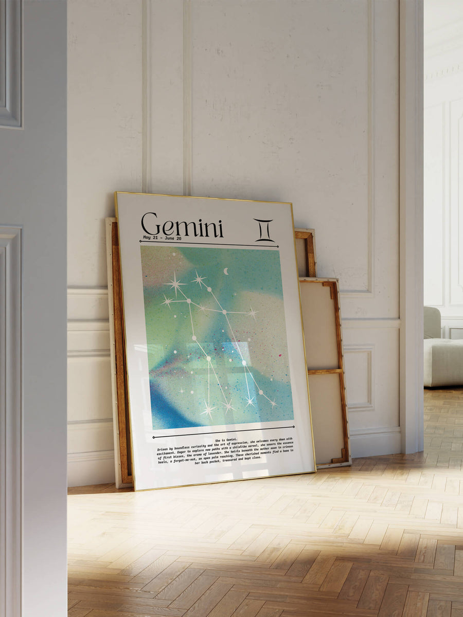 Gemini Aura Gradient Print