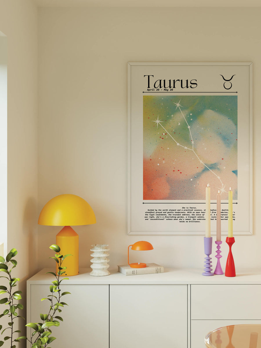 Taurus Aura Gradient Print