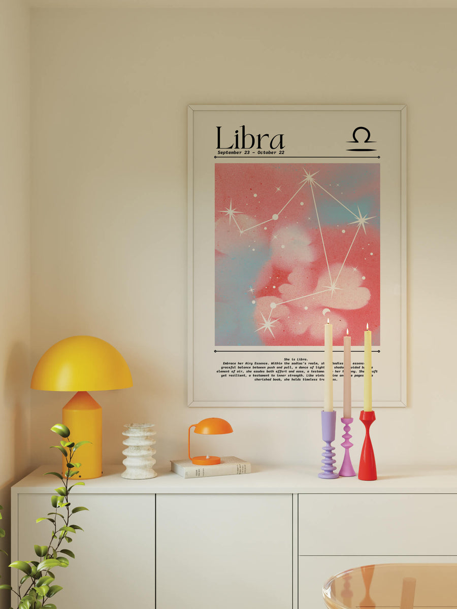 Libra Aura Gradient Print