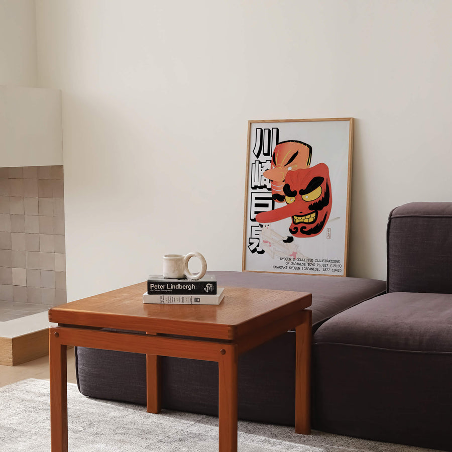 Japanese Mask by Kawasaki Print