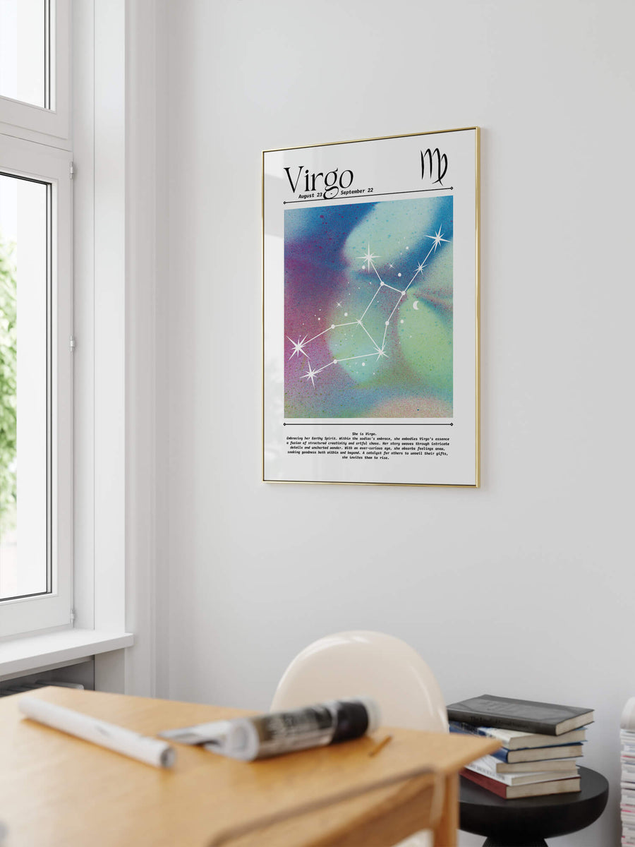 Virgo Aura Gradient Print