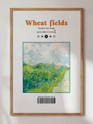 Wheatfield by Van Gogh Music Print