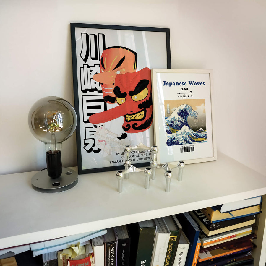 Japanese Mask by Kawasaki Print