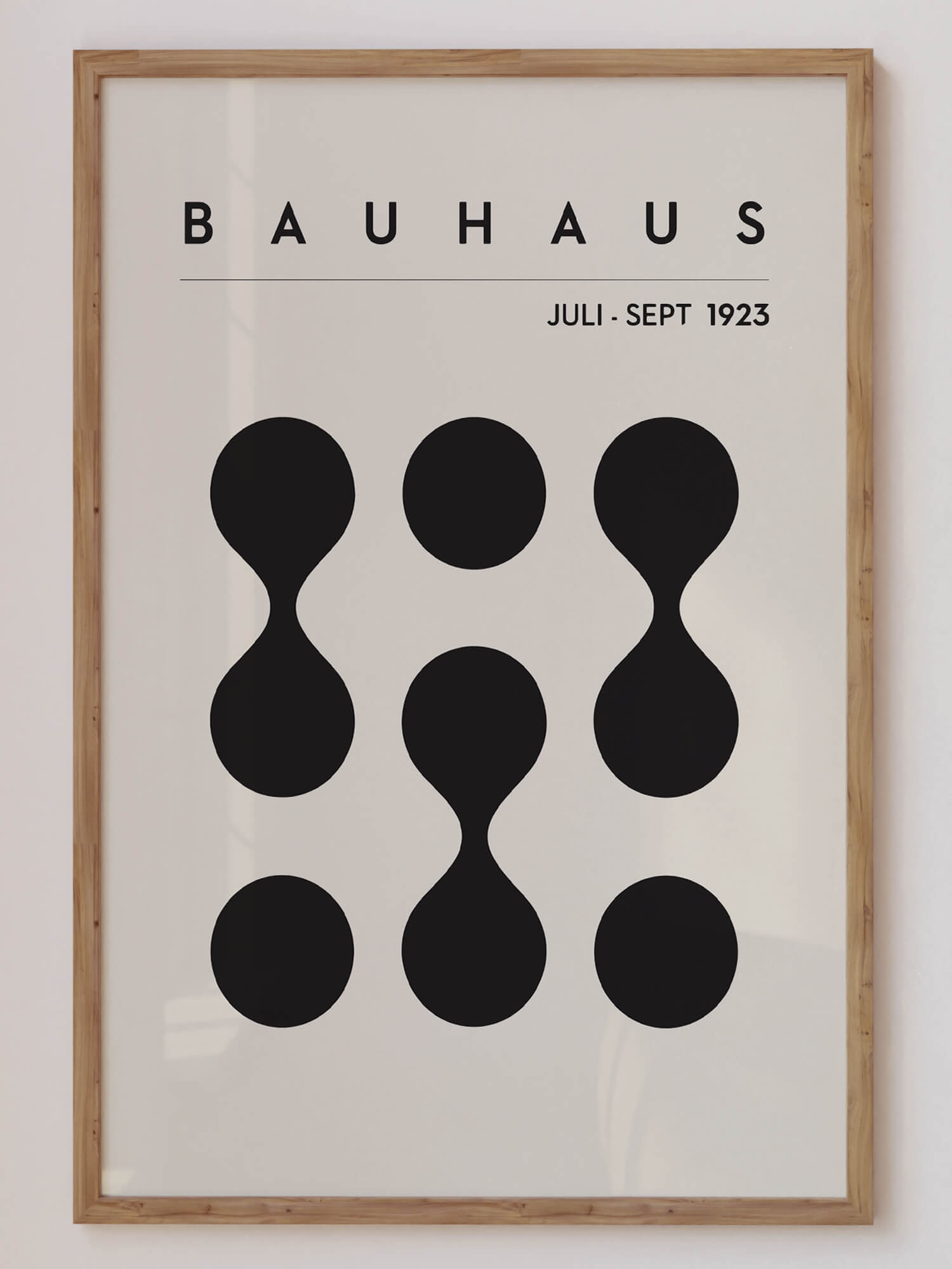 Bauhaus Sculpture Print | Modernist Abstract Wall Art | EDGE Wall