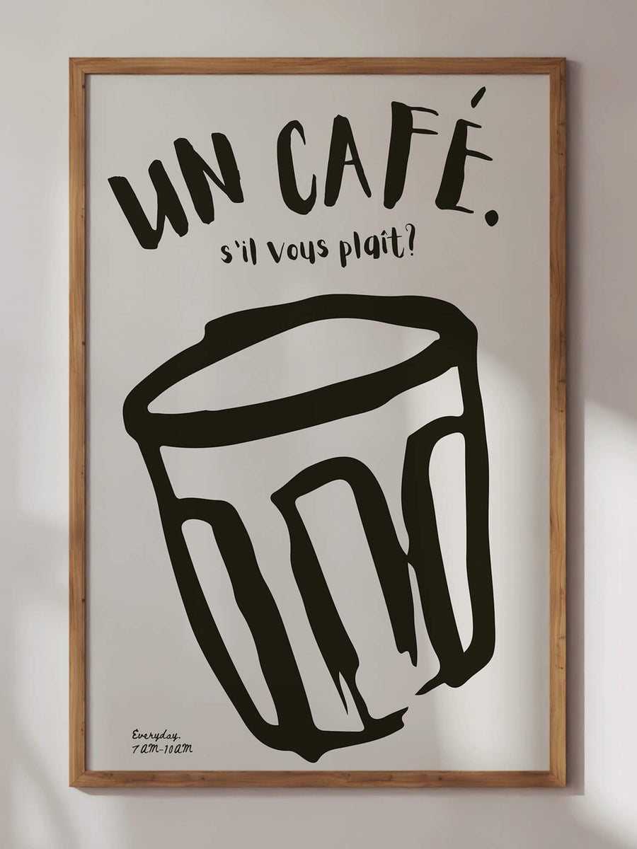 Un Cafe Print