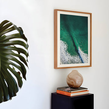 Surfing Waves Print
