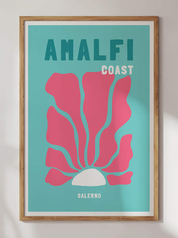 Amalfi Coast Travel Print