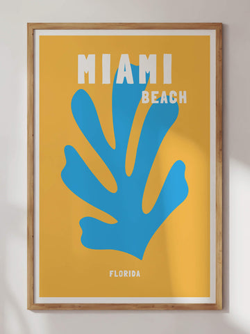 Miami Beach Travel Print