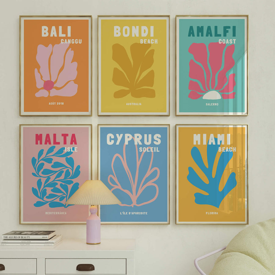 Bali Canggu travel print inspired by Assouline coffee table books, perfect for tropical or modern interiors. Captures Bali’s iconic beachside charm.