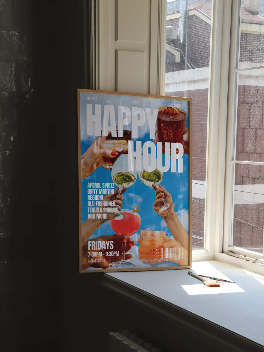 It's Happy Hour Print