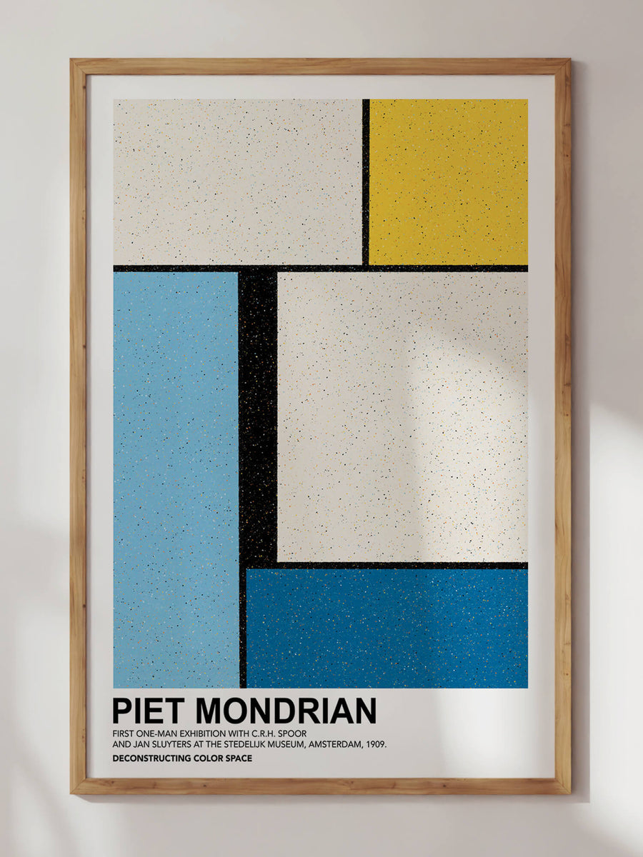 Mondrian Deconstructing Colour Space Print