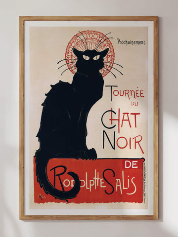 Tournee Du Chat Noir Print