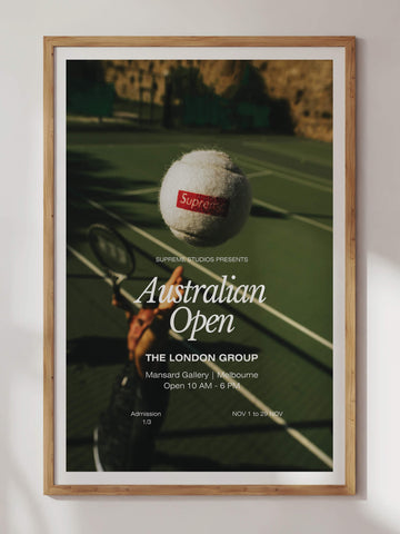 Supreme Australian Open Print
