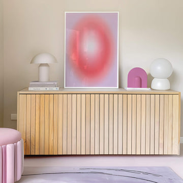 Minimalist Lavender Pink Aura Print featuring a soft gradient transition from lavender to pink, creating a dreamy and modern aesthetic. Perfect for contemporary and boho interiors. Get 2PrintsFor$100 that comes with Free Shipping 🚚💫 in Australia.