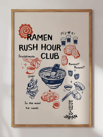 Ramen Rush Hour Print