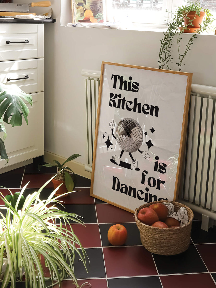 This Kitchen Was Made For Dancing (Wrinkle) Print