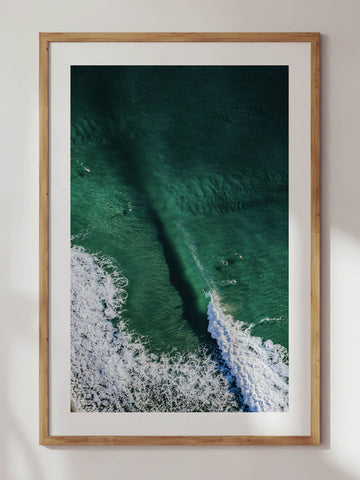 Surfing Waves Print