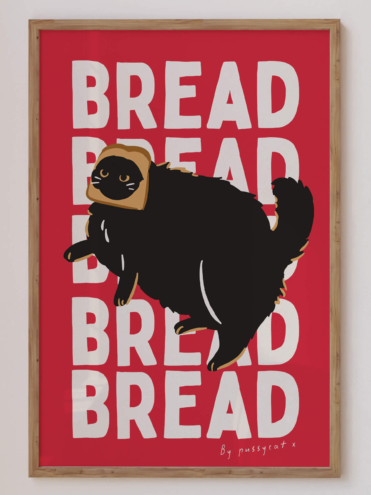絵画。原画【Bear bought bread】