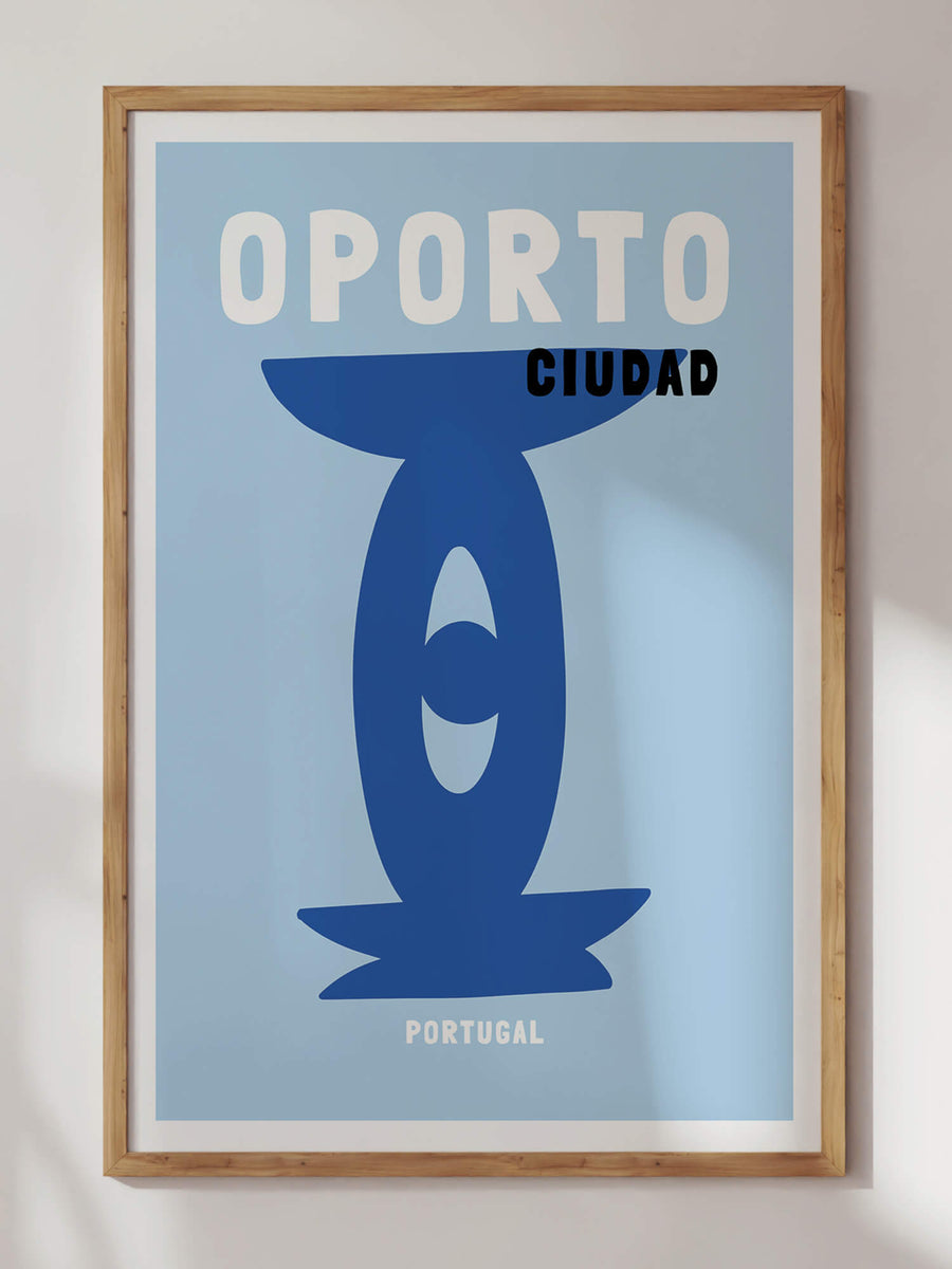 Oporto Ciudad Travel Print