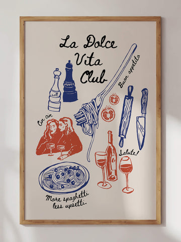 La Dolce Vita Club Print