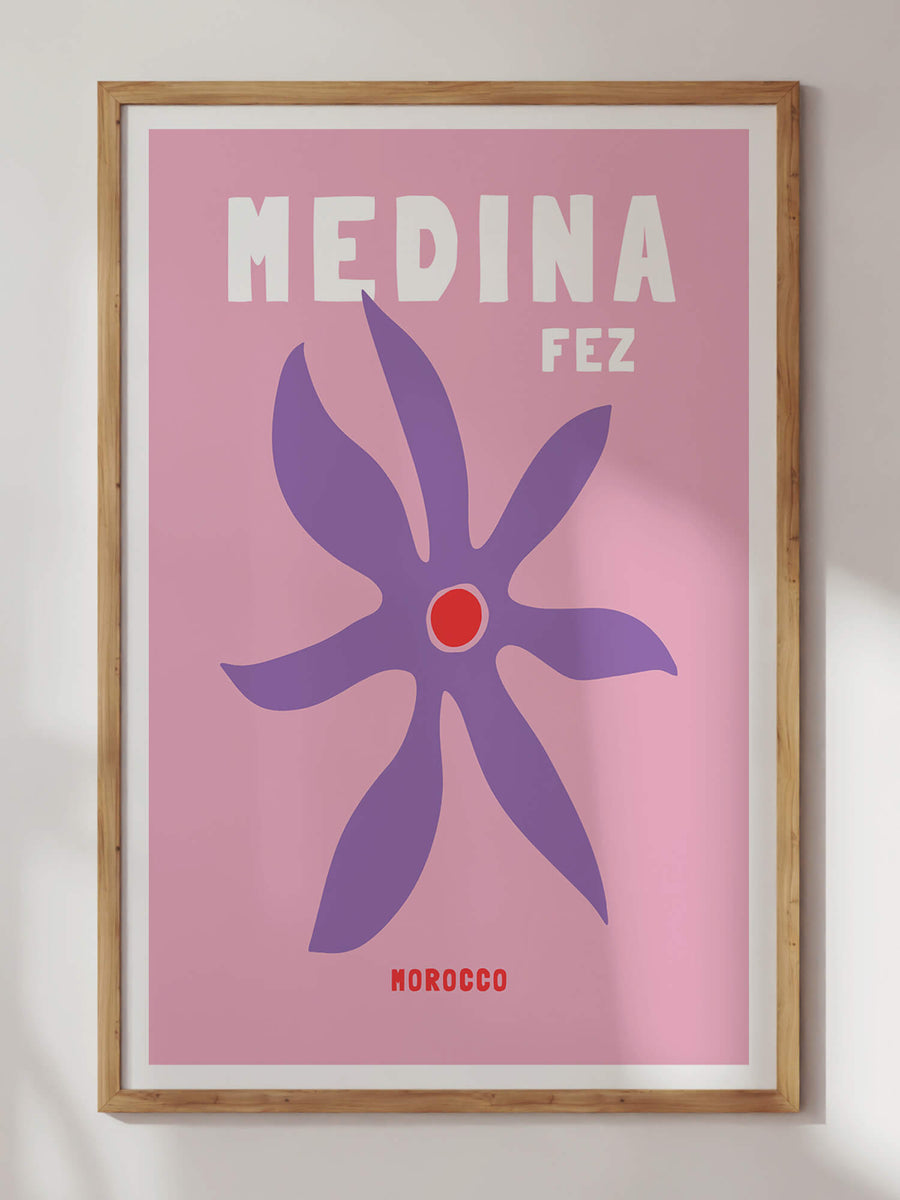 Medina Fez Morocco Travel Print