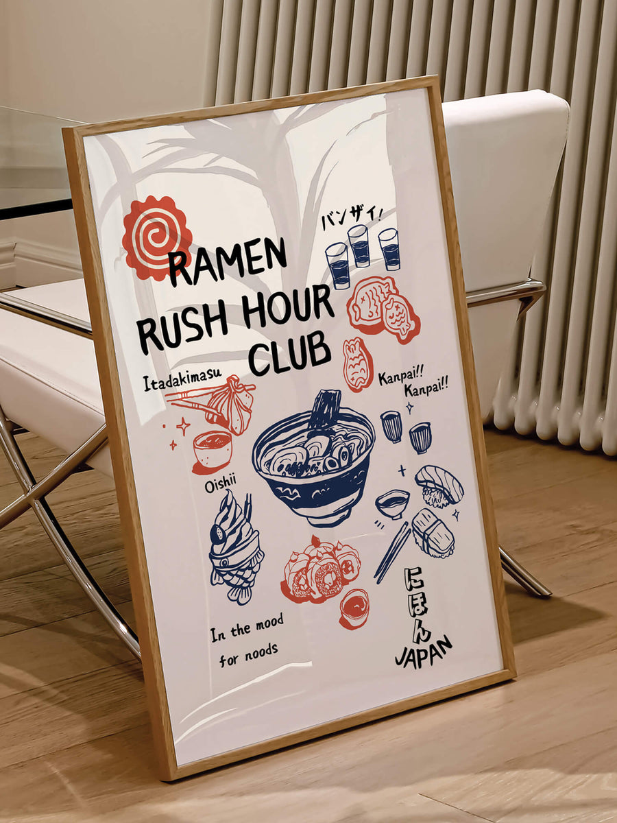 Ramen Rush Hour Print