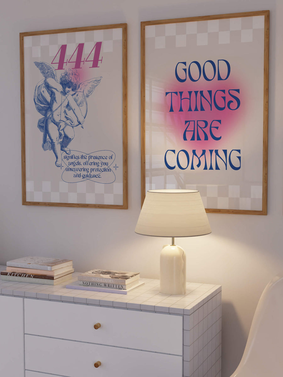 444 Angel Number Print