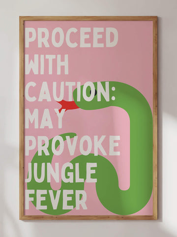 Proceed With Caution Print