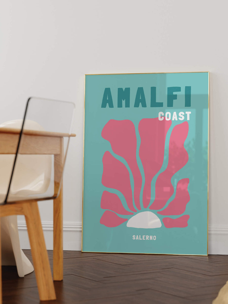 Amalfi Coast Travel Print