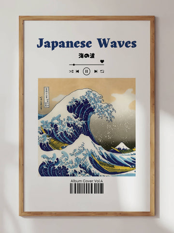 The Great Wave Album Cover Print